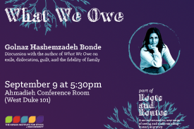 What We Owe with Golnaz Hashemzadeh Bonde